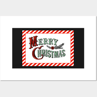 Merry Christmas Card Posters and Art